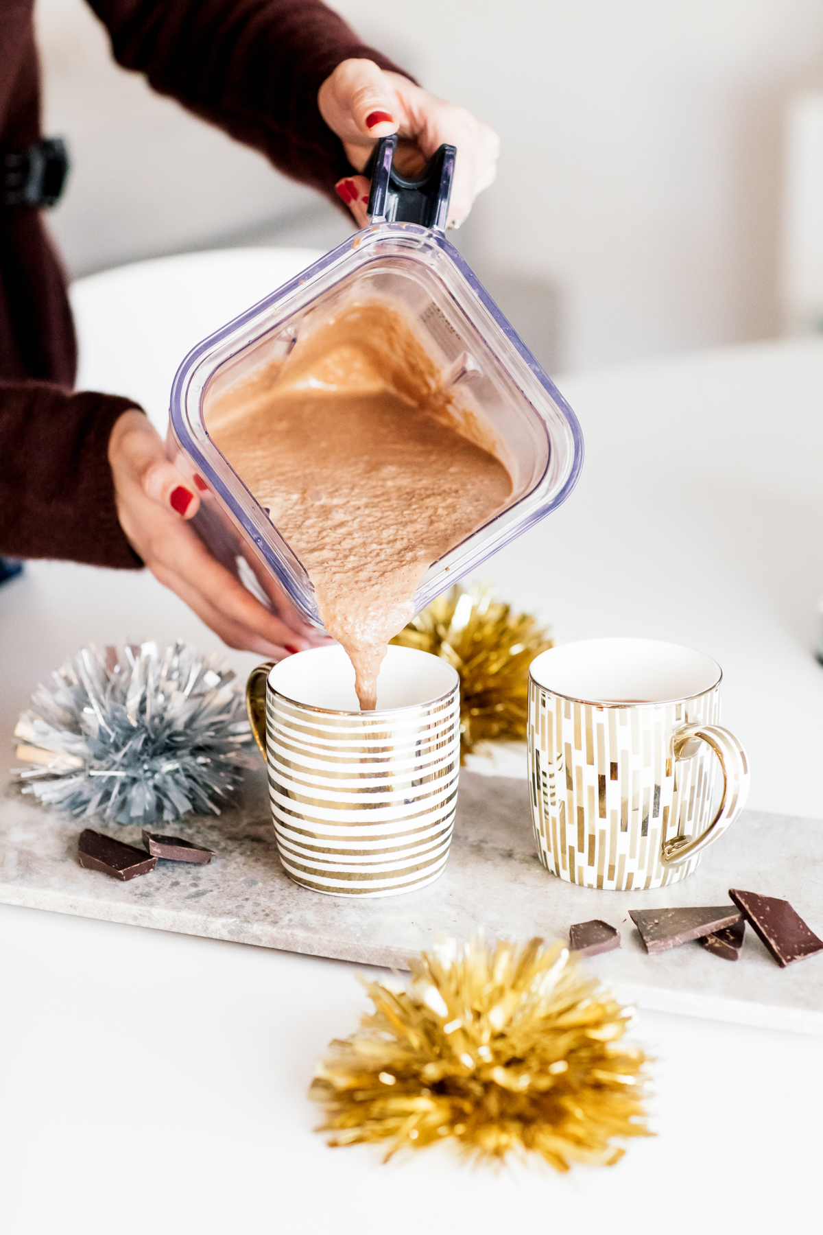 eatsleepwear, Kimberly Lapides, home, recipe, food, kitchenaid, blender, frozen, hot chocolate