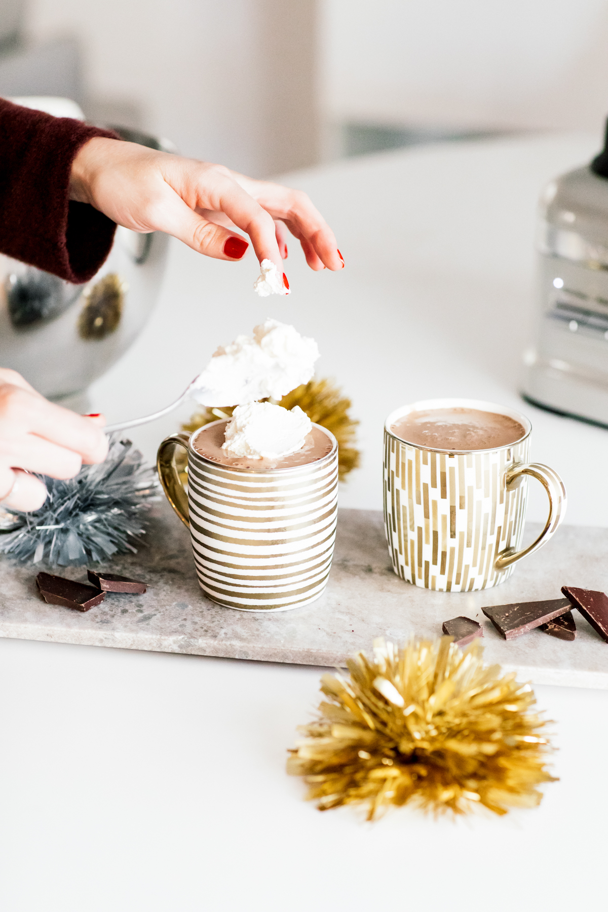 eatsleepwear, Kimberly Lapides, home, recipe, food, kitchenaid, blender, frozen, hot chocolate