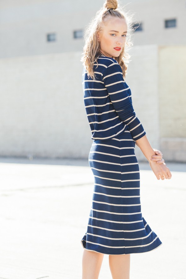 eatsleepwear, LNA, stripes, DTLA, birkenstock, kimberly pesch