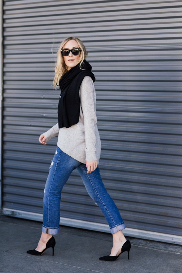 eatsleepwear, kimberly pesch, 360 sweater, frame denim, celine, intermix