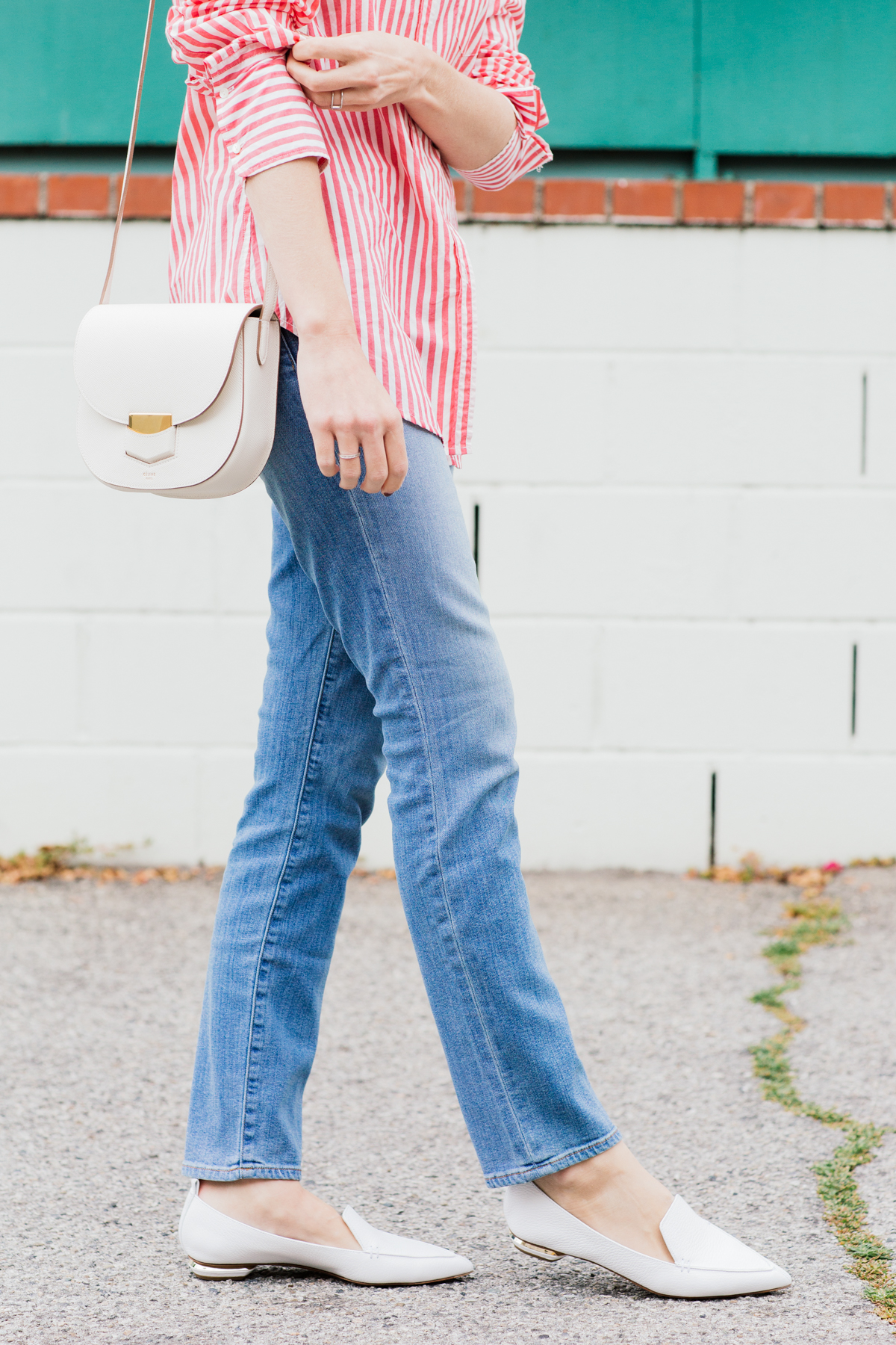 eatsleepwear, outfit, kimberly lapides, frame denim, celine, nicholas kirkwood, nili lotan