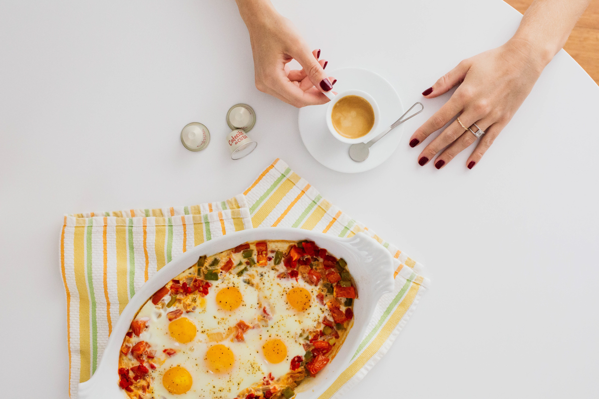 eatsleepwear, home, nespresso, food, brunch, eggs