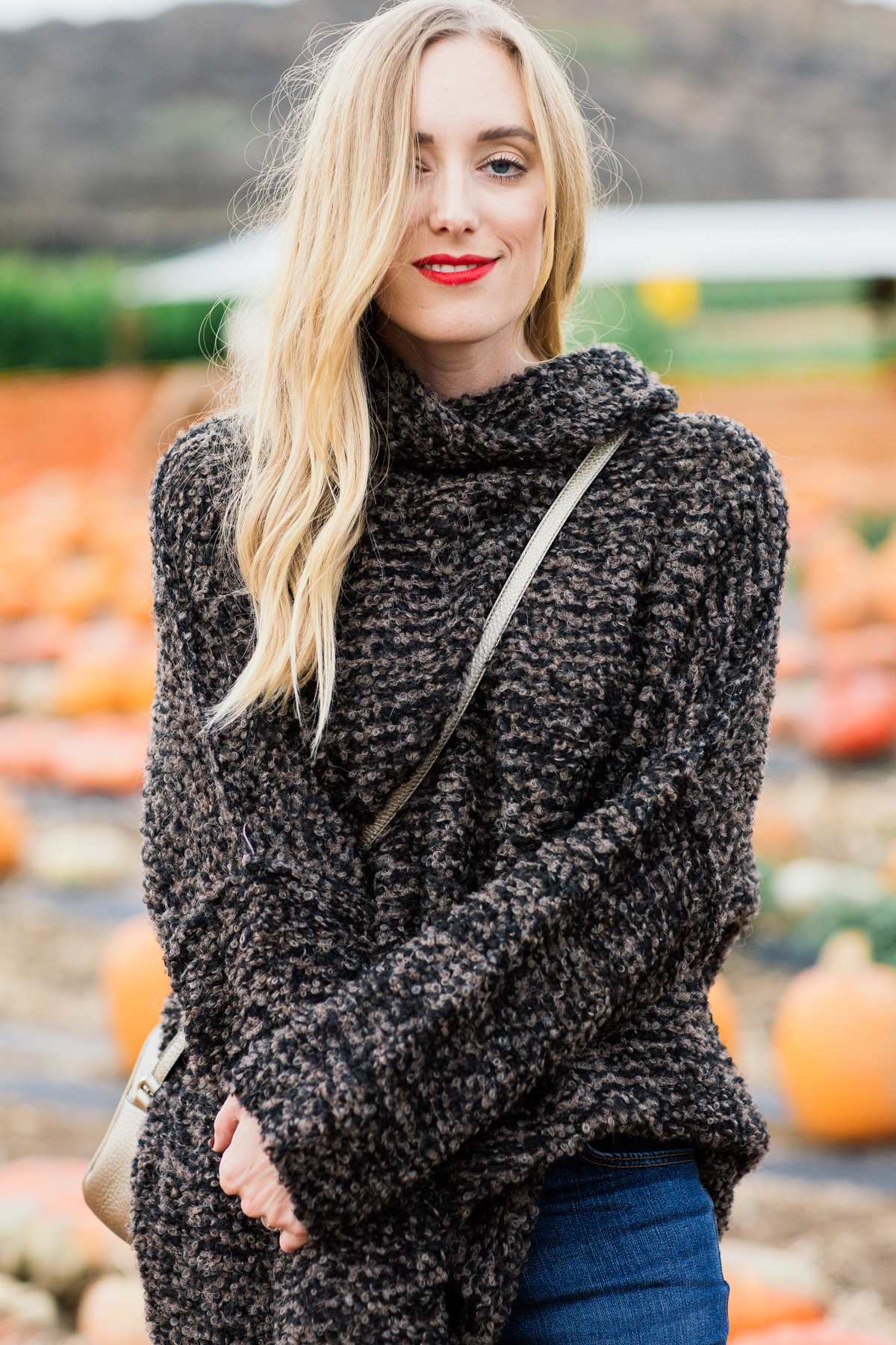 eatsleepwear, outfit, halloween, pumpkin patch, free people, kimberly lapides, jbrand, pumpkins, sigerson morrison, gucci