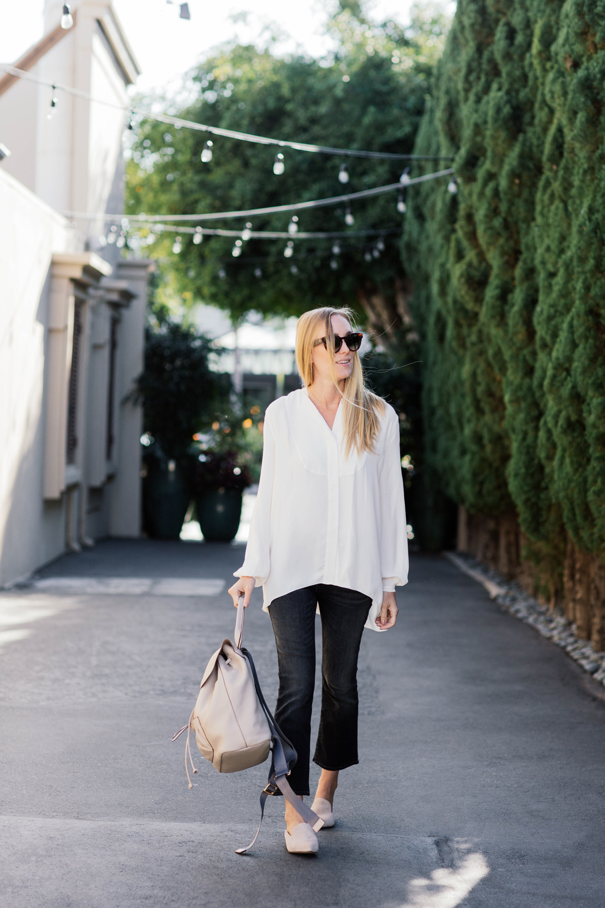 eatsleepwear, outfit, kimberly lapides, elizabeth and james, jbrand, celine, chinese laundry