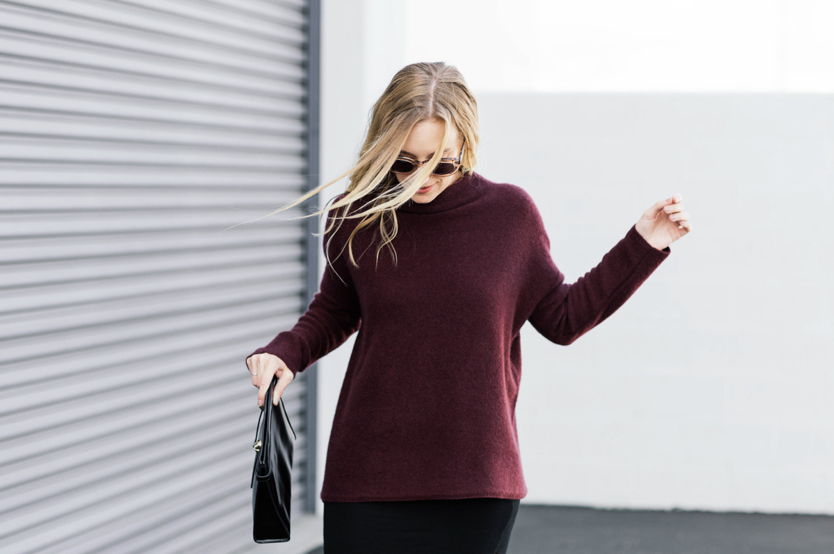 eatsleepwear, kimberly lapides, outfit, farfetch, vince, lna, saint laurent, celine, donatienne