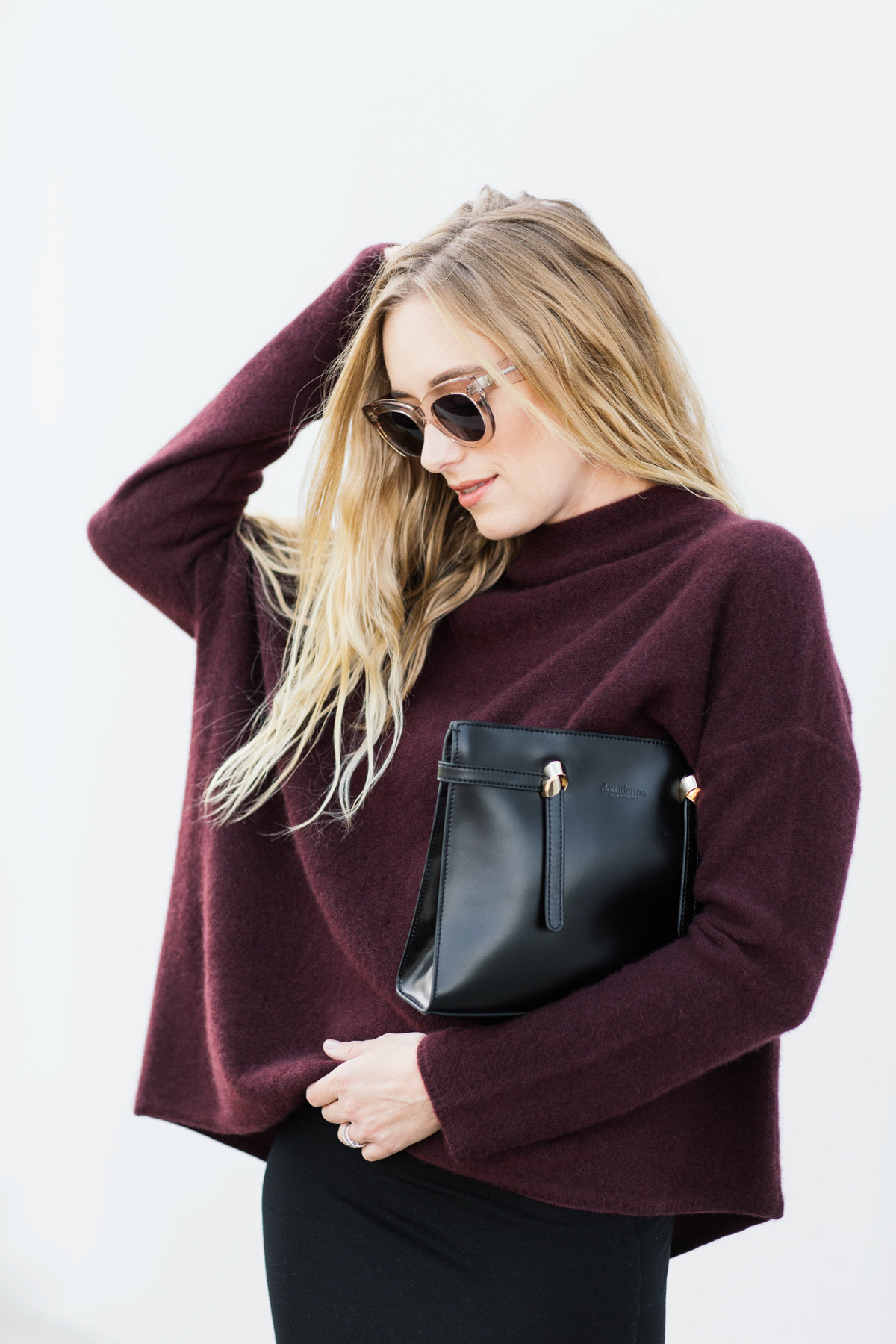 eatsleepwear, kimberly lapides, outfit, farfetch, vince, lna, saint laurent, celine, donatienne