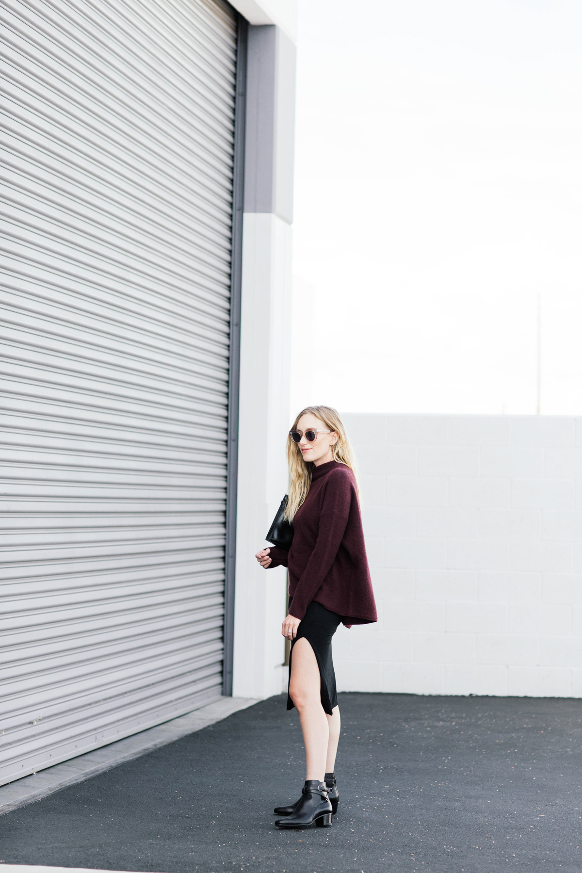 eatsleepwear, kimberly lapides, outfit, farfetch, vince, lna, saint laurent, celine, donatienne