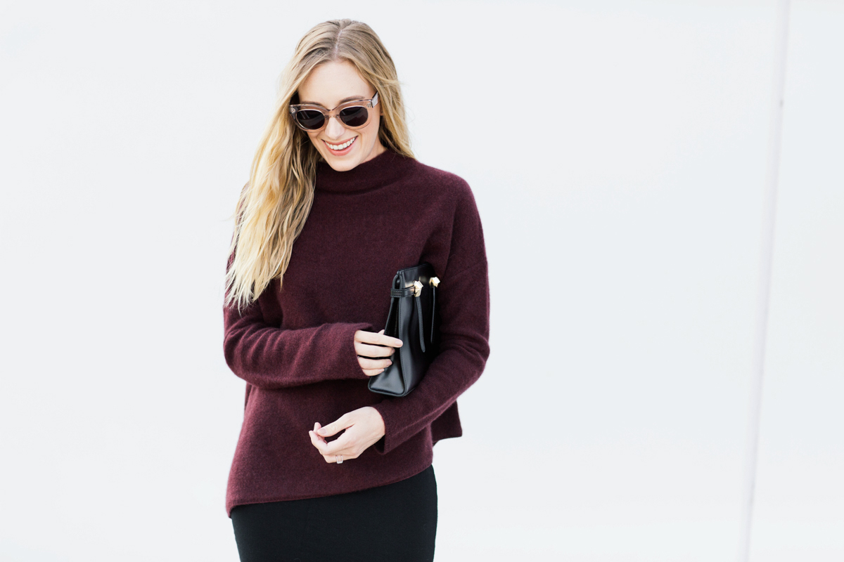 eatsleepwear, kimberly lapides, outfit, farfetch, vince, lna, saint laurent, celine, donatienne