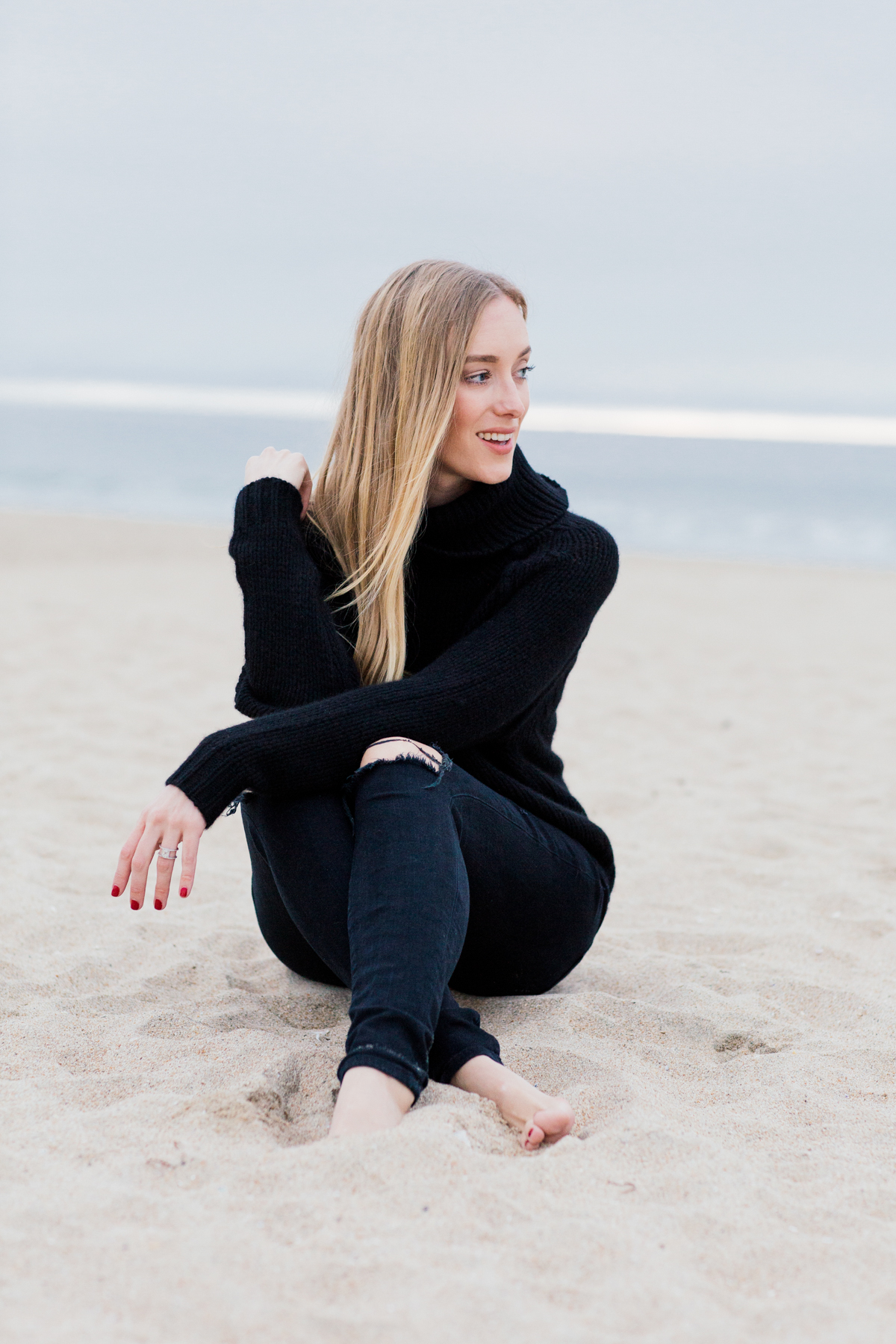 eatsleepwear, kimberly lapides, NakedCashmere, jbrand, New Years, Family