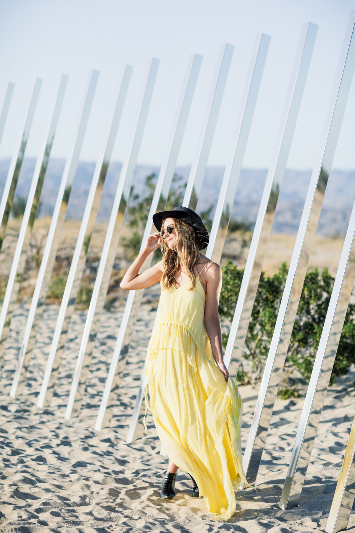 eatsleepwear, Kimberly Lapides, OUTFIT, Elizabeth And James, Glady Tamez, ray-ban, modern vice, palm springs, desert X