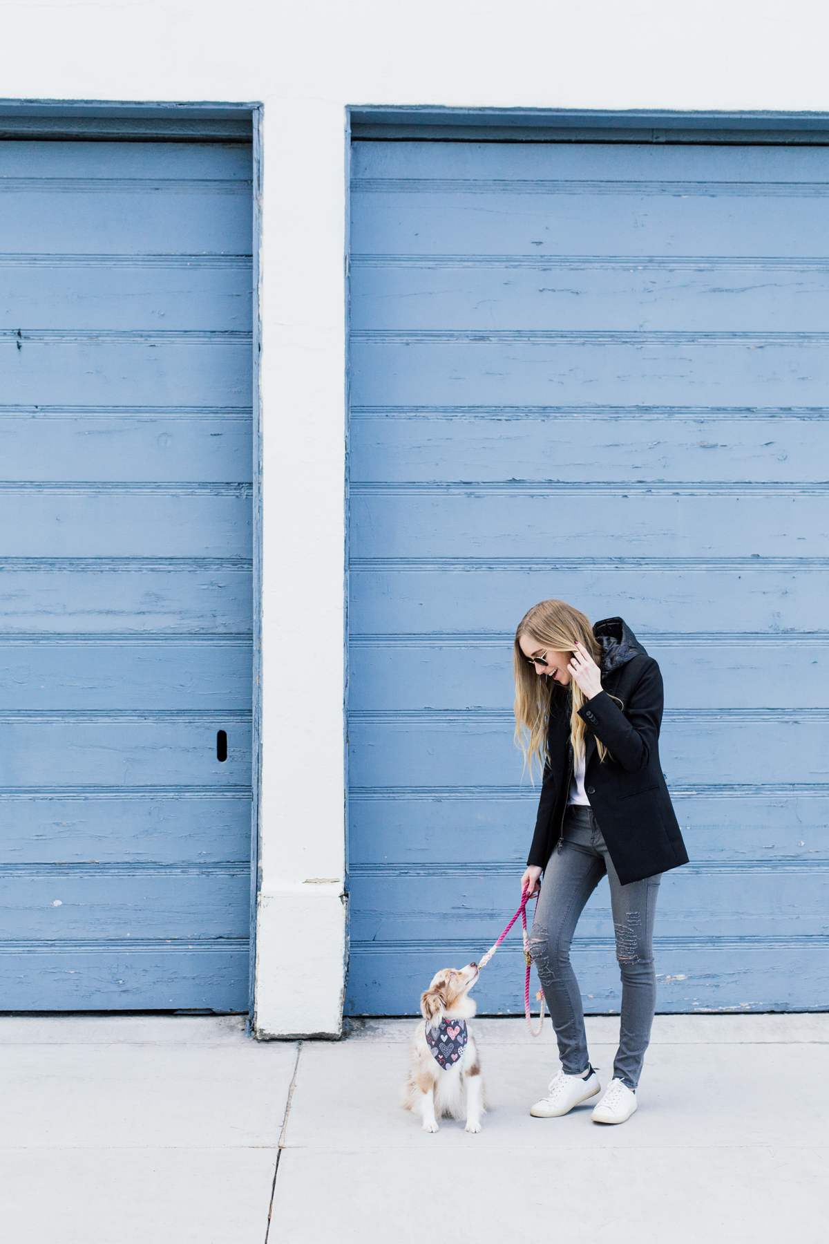 eatsleepwear, Kimberly Lapides, OUTFIT, Veronica Beard, LNA, Frame, Ray-ban, IRO