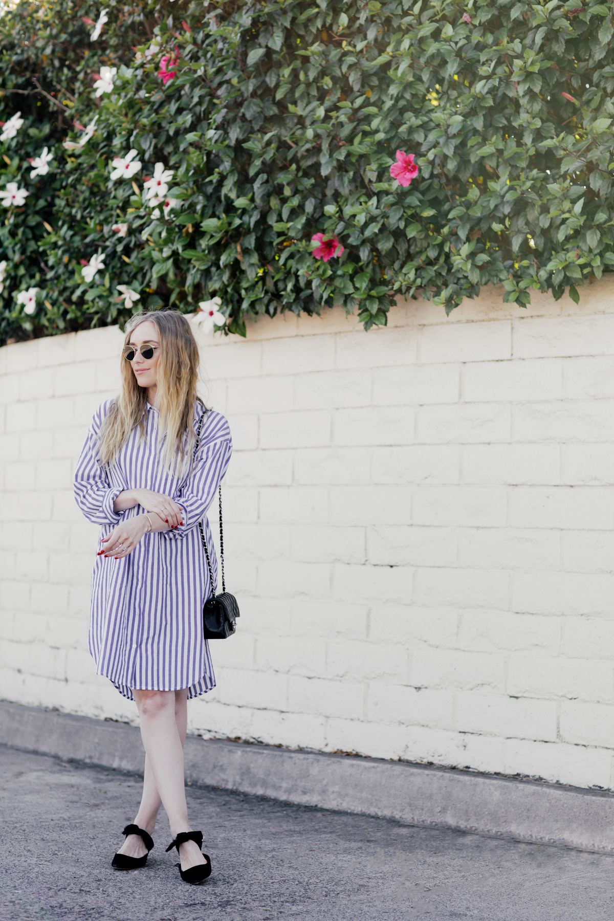 eatsleepwear, Kimberly Lapides, Outfit, Velvet, The Row, Chanel, Rayban