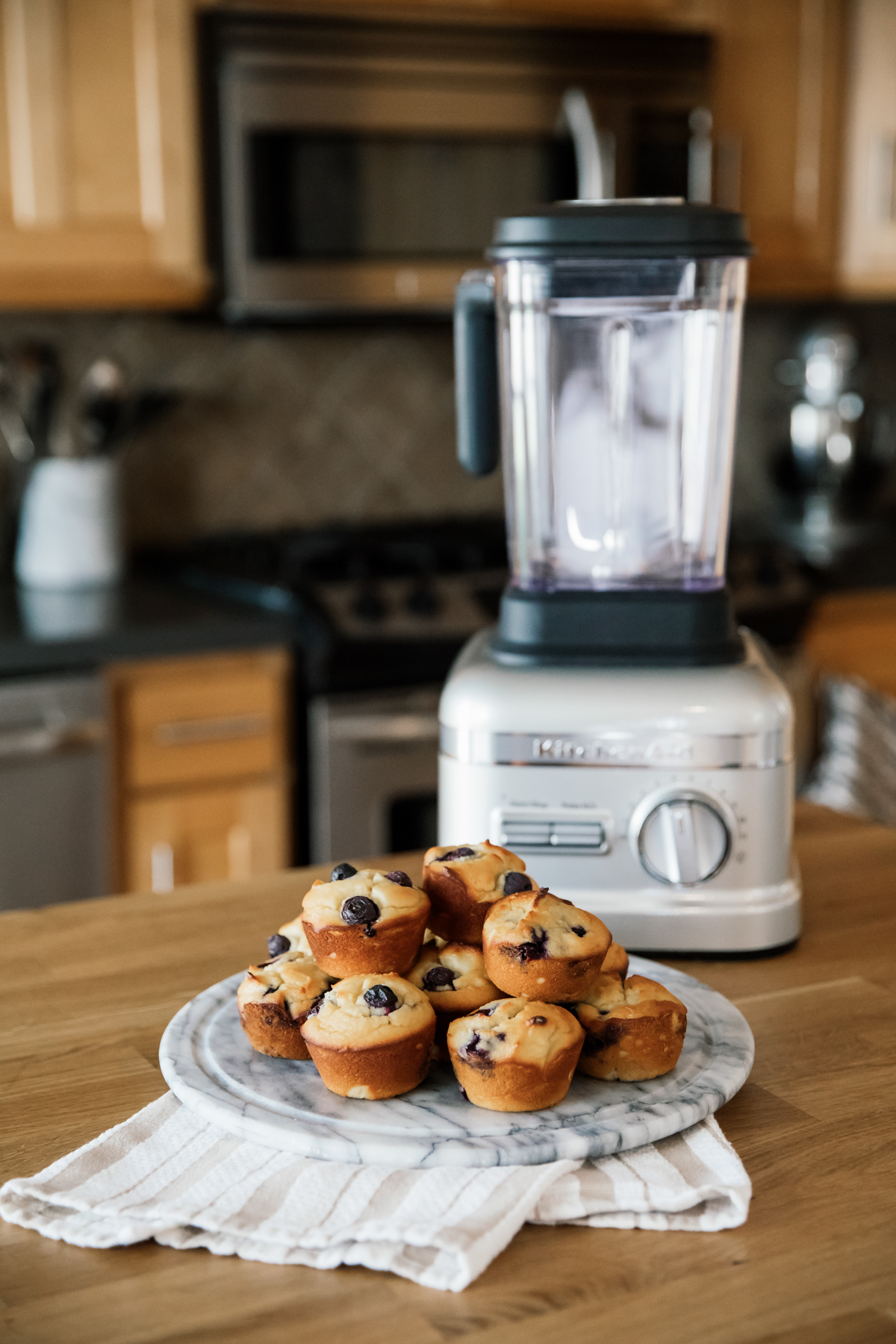 eatsleepwear, Kimberly Lapides, home, recipe, food, kitchenaid blender, blueberry lemon muffins