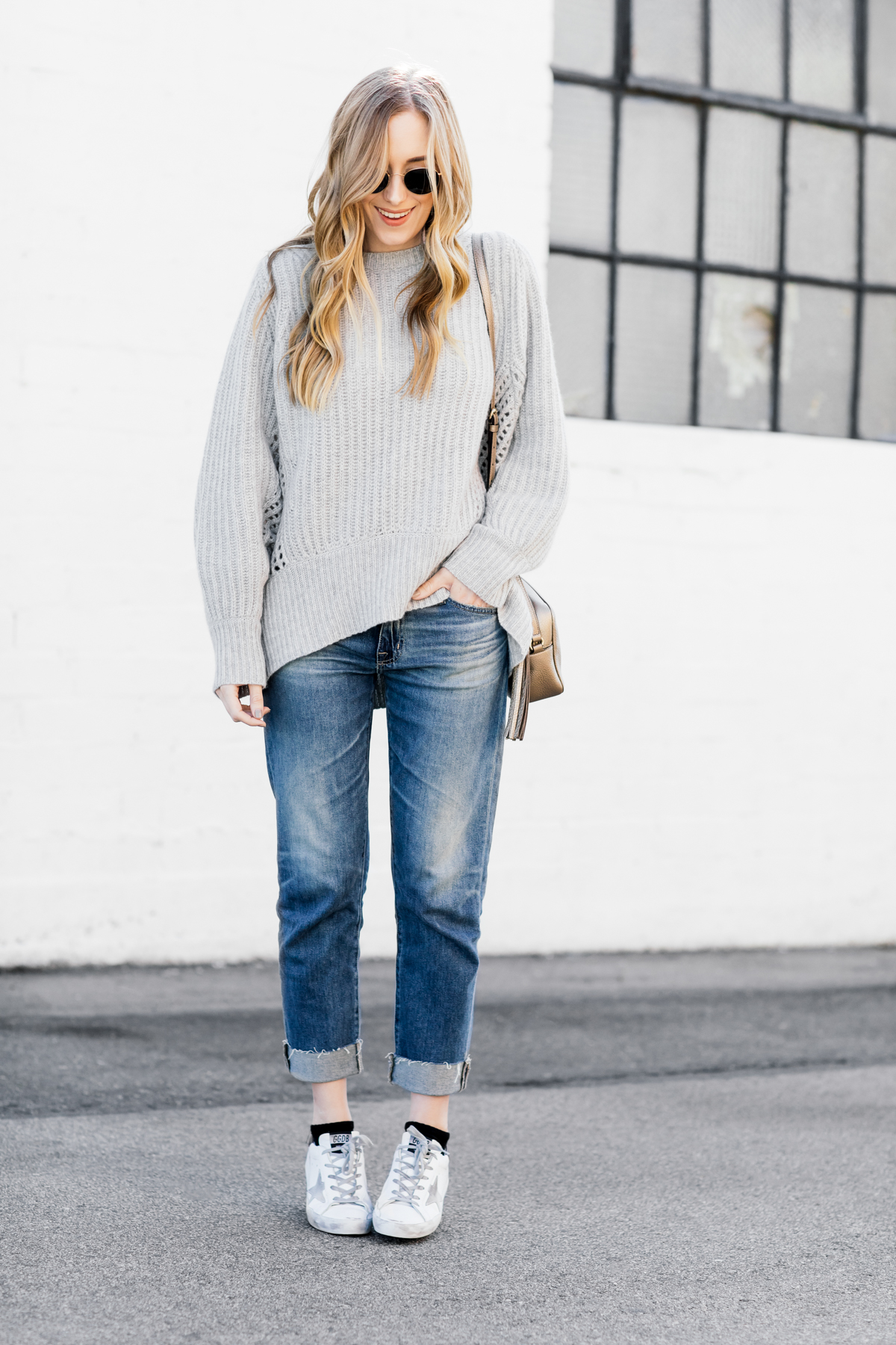 eatsleepwear, Kimberly Lapides, OUTFIT, Rag And Bone, Ag Jeans, Gucci, Ray-ban, Golden Goose
