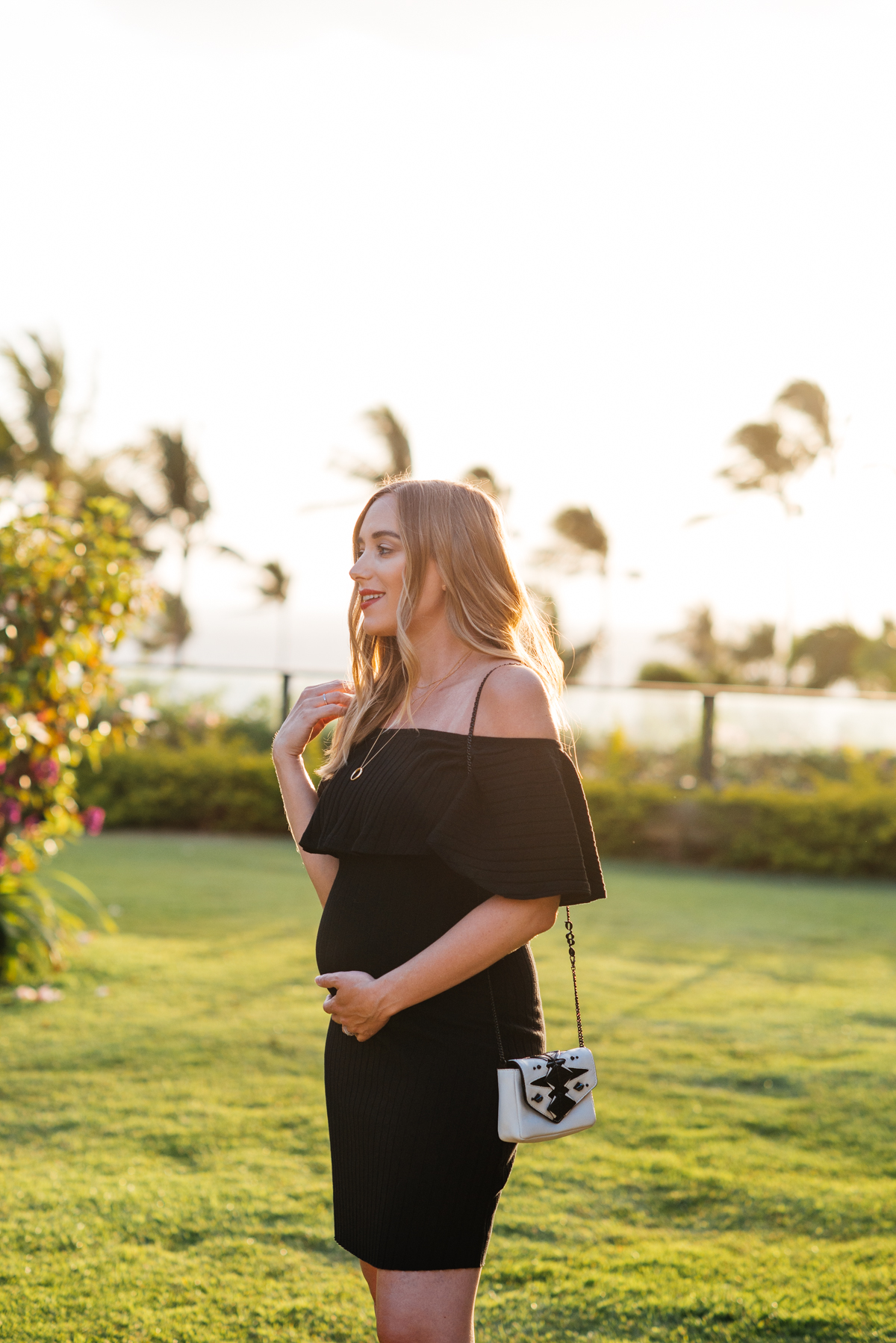 eatsleepwear, Kimberly Lapides, OUTFIT, Maui, Babymoon, Hawaii, Asos, GG maull, celine, gabrielle artigas, ariel gordon