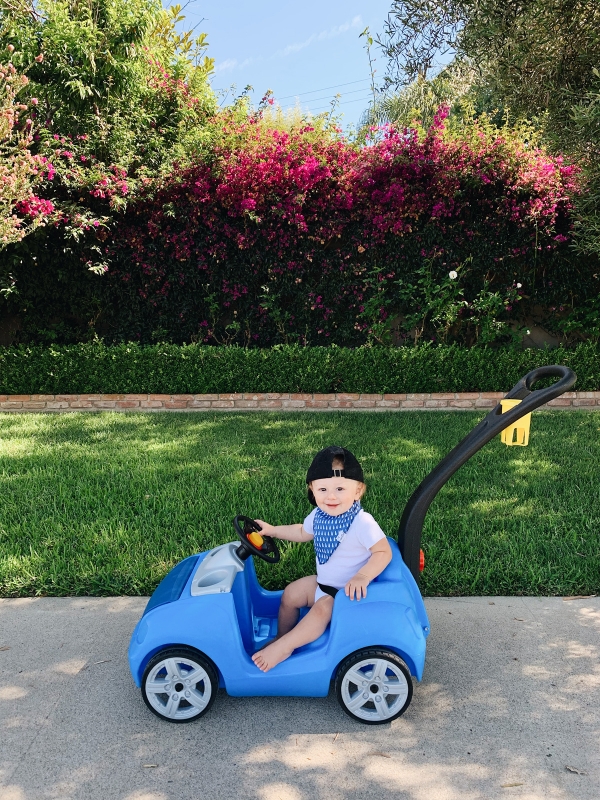 Push Car Boys Ride On Car Outdoor Toys For Kids Birthday Gift Bike Toddler Blue 