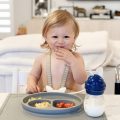 Toddler Feeding Essentials: 18 months featuring stokke tripp trapp highchair, ezpz mat, and oxo tot straw cup for eatsleepwear kimberly lapides