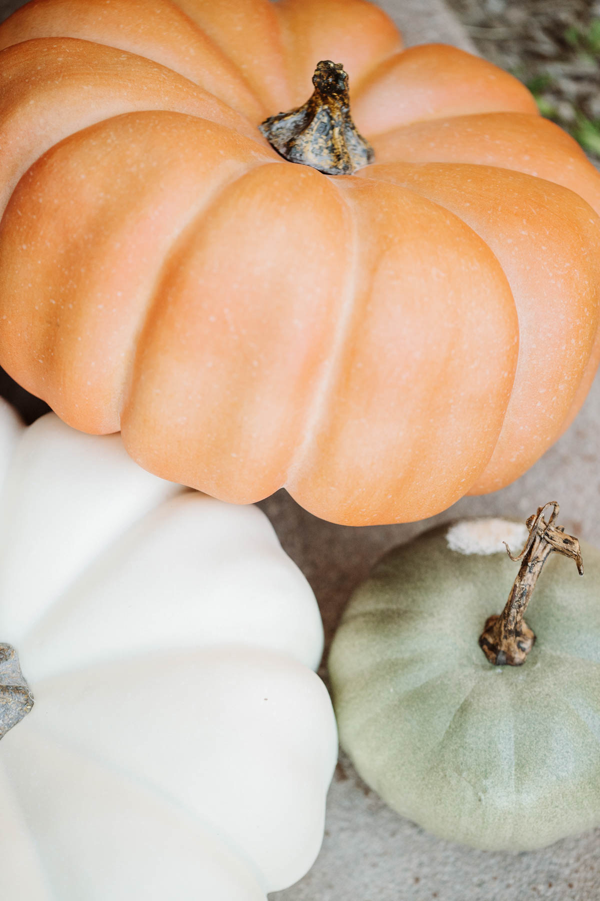 Faux pumpkins for Fall & Halloween Decor For Patio & Yard 